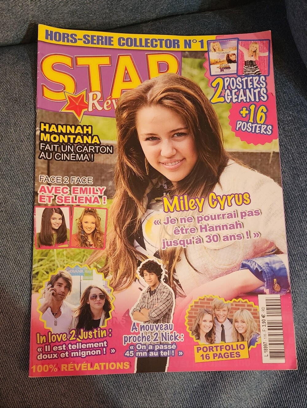 Hannah Montana Magazine - Pink Cover Featuring Miley Cyrus